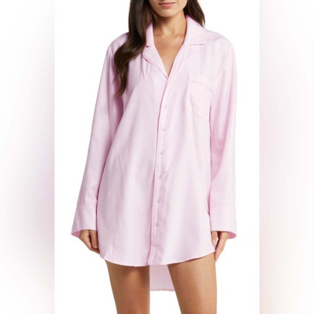 SKIMS by Kim Kardashian Hotel Pink Sleep Pajama Dress
